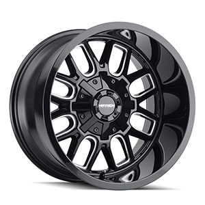 Mayhem Cogent 8107 Gloss Black W/ Milled Spokes