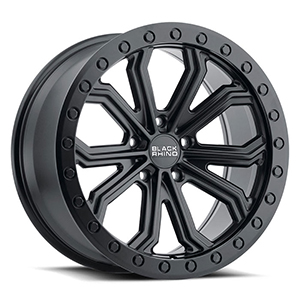 Black Rhino Trabuco Matte Black W/ Black Bolts