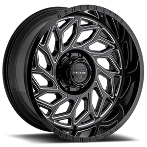 Centerline Off-Road LT-6 846 Gloss Black W/ Milled Spokes