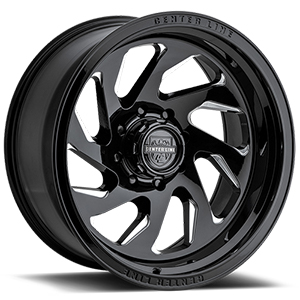 Centerline Off-Road LT-7 847 Gloss Black W/ Milled Spokes