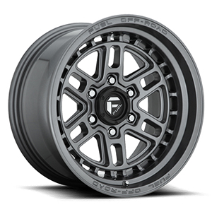 Fuel Nitro D668 6 Lug Matte Gunmetal