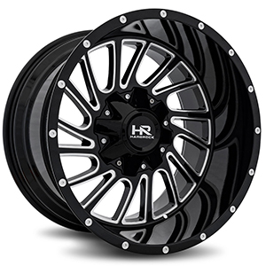 Hardrock H708 Gloss Black Milled