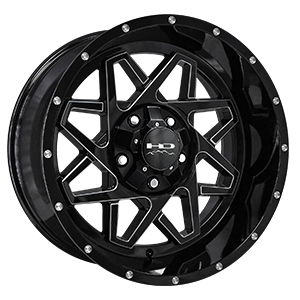 HD Offroad Gridlock Black w Milling