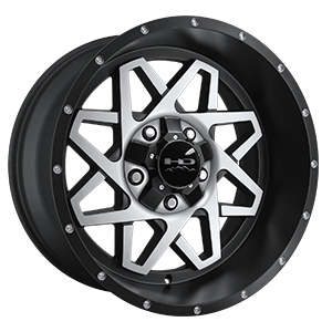 HD Offroad Gridlock Satin Black Machined