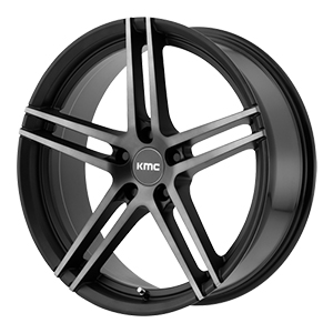 KMC KM703 Monophonic Satin Black Machined Tint