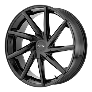 KMC KM705 Burst Gloss Black