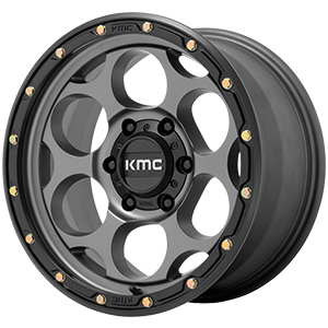 KMC KM541 Dirty Harry Satin Gray W/ Black Lip