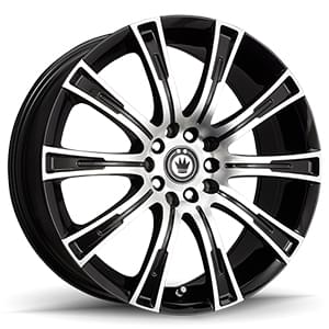 Konig Crown 50 Gloss Black W/ Machined Face