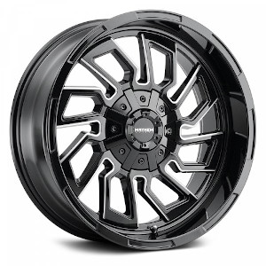 Mayhem Flywheel 8111 Gloss Black W/ Milled Spokes