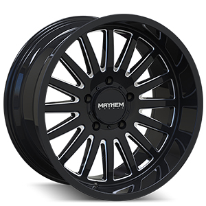 Mayhem Utopia 8114 Black W/Milled Spokes