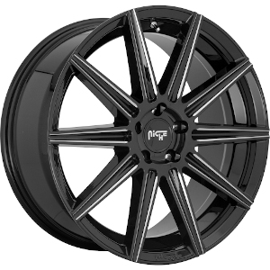 Niche Tifosi M243 Gloss Black W/ Milled Spokes