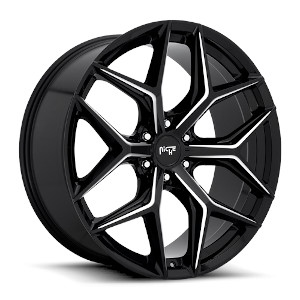 Niche Vice SUV M232 Gloss Black W/ Milled Spokes