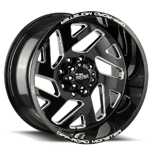 Off-Road Monster M19 Flat Black Milled