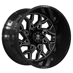 Rolling Big Power 80R Scorpion Gloss Black W/ Milled Spokes