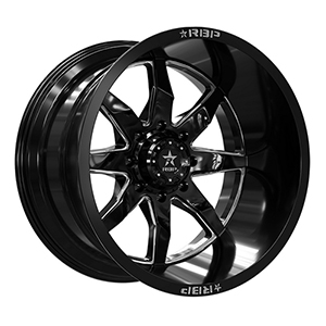 Rolling Big Power 81R Saharan Gloss Black W/ Milled Spokes