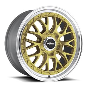 Rotiform LSR R156 Gold W/ Machined Lip