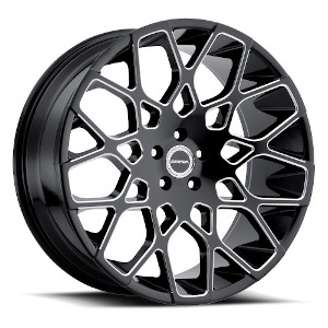 Strada Buca S59 Gloss Black W/ Milled Edge