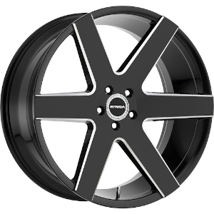 Strada Coda S60 Gloss Black W/ Milled Edge