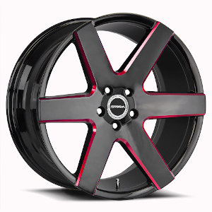 Strada Coda S60 Gloss Black W/ Milled Edge
