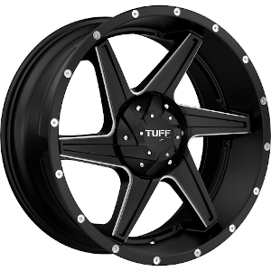 TUFF A.T. T11  Satin Black Milled