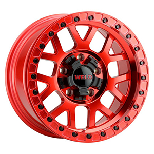 Weld Off-Road Cinch Beadlock Candy Red