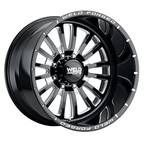 Weld Off-Road Vektor W809 Gloss Black Milled