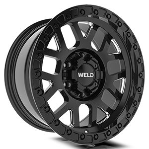 Weld Off-Road Cinch W105 Gloss Black Milled