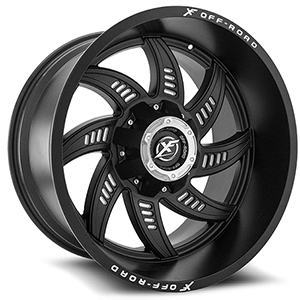 XF Offroad XF-206 Matte Black Milled