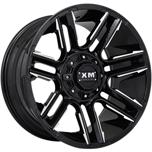 Xtreme Mudder XM314 Gloss Black Milled