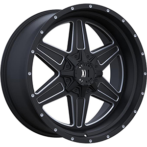 Xtreme Mudder XM317 Gloss Black Milled