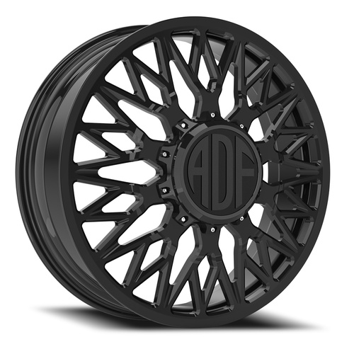 ADF Wheels Techno Mesh Dually Gloss Black