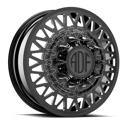 ADF Wheels The Rigger Gloss Black/Machined