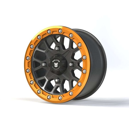 Bullite Bt-05 Gunmetal Gray W/ Aerospace Orange Beadlock