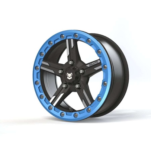 Bullite Bt-09 Satin Black W/ Sapphire Blue Beadlock