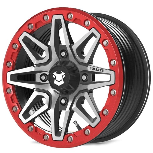 Bullite Pro-03 Satin Black W/ Bullite Red Beadlock