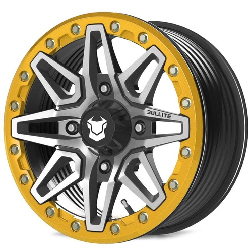 Bullite Pro-03 Satin Black W/ Neo Yellow Beadlock