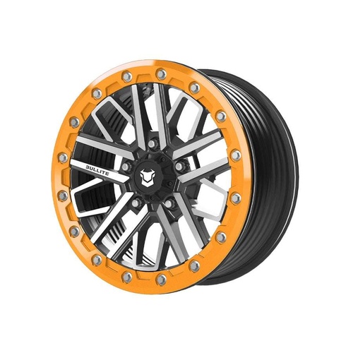 Bullite Pro-04 Satin Black W/ Aerospace Orange Beadlock