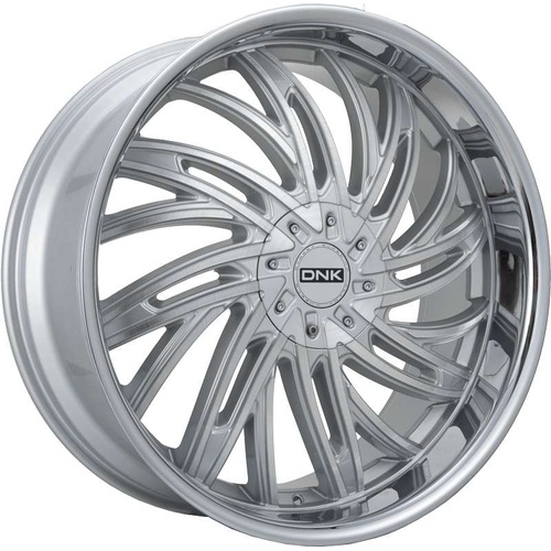 DNK 701 Silver Machined W/ Stainless Lip