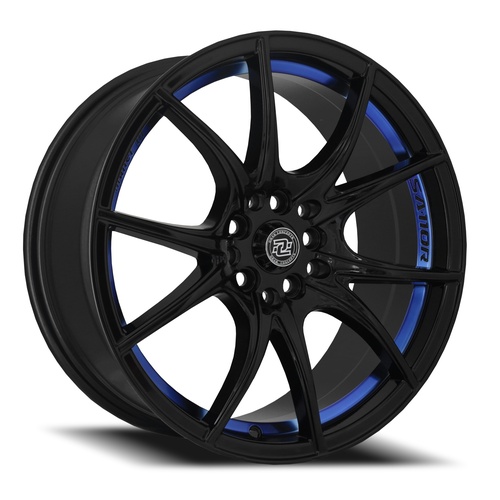 Drag Concepts Dc27 Gloss Black W/ Blue Undercut