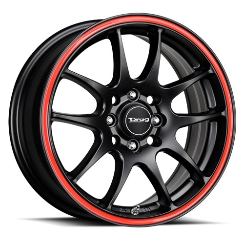 Drag Dr31 Flat Black W/ Red Stripe