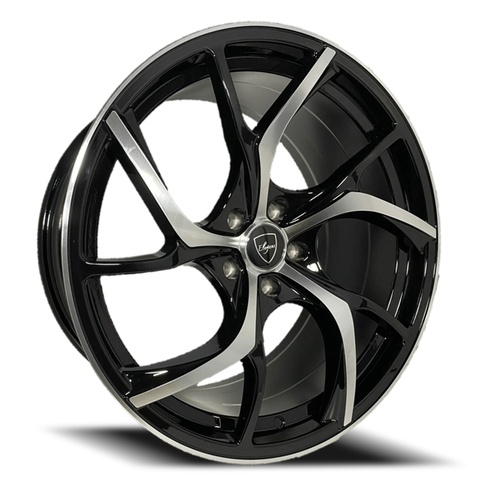 Elegance E008 Gloss Black Machined