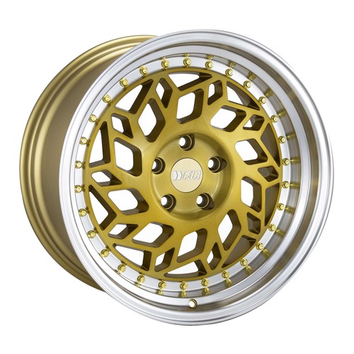 F1R R32 Brushed Gold W/ Polished Lip
