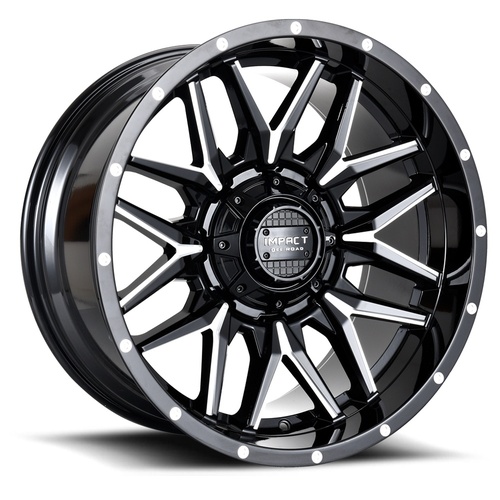 Impact 819 Matte Black Milled