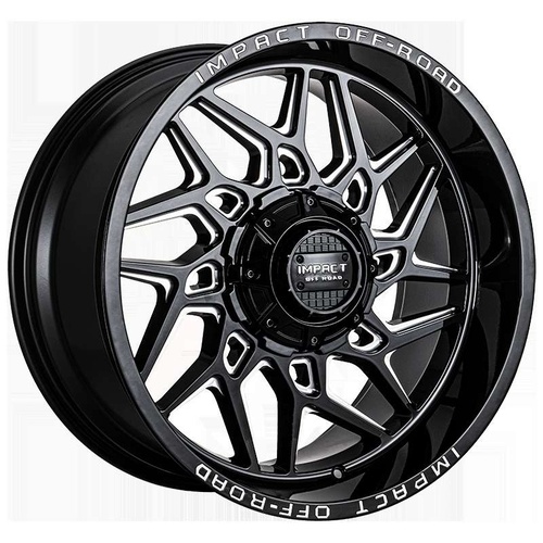 Impact 829 Gloss Black Milled