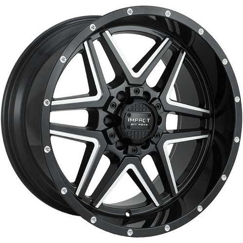 Impact 831 Gloss Black Milled