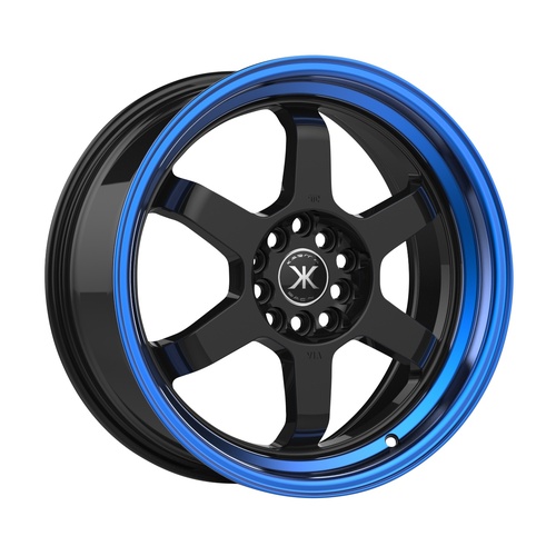 Karma Kr-106 Black With Blue Lip