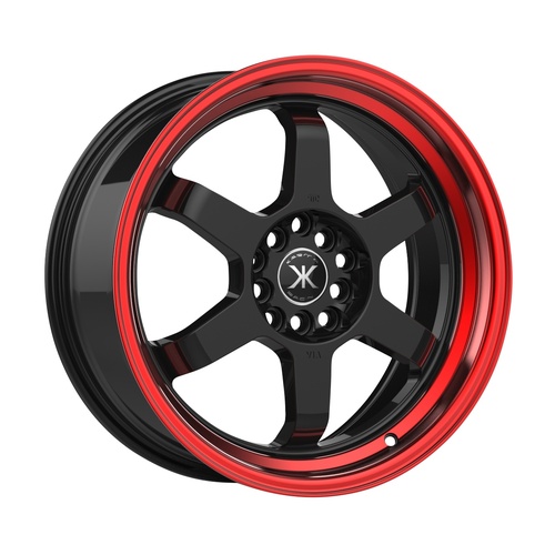 Karma Kr-106 Black With Red Lip