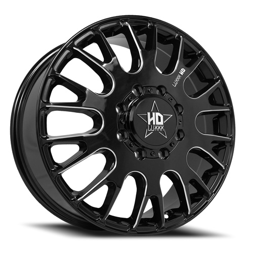 Luxxx HD Offroad Lux Hd 34 Gloss Black Milled