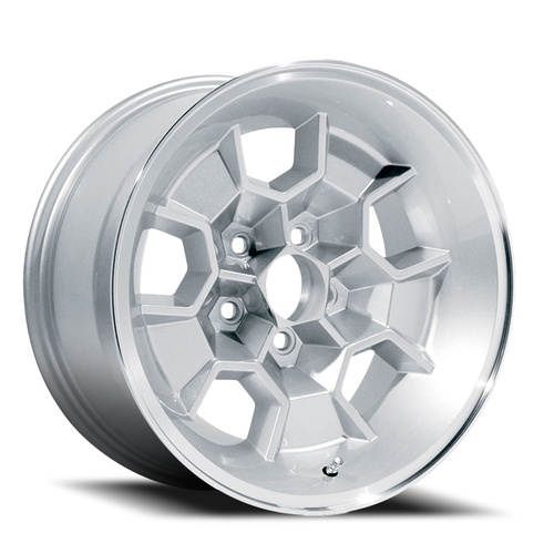 US Wheel Aluminum Honeycomb Silver Machined