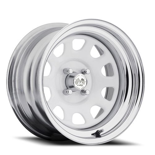 US Wheel Daytona Drifter White And Chrome